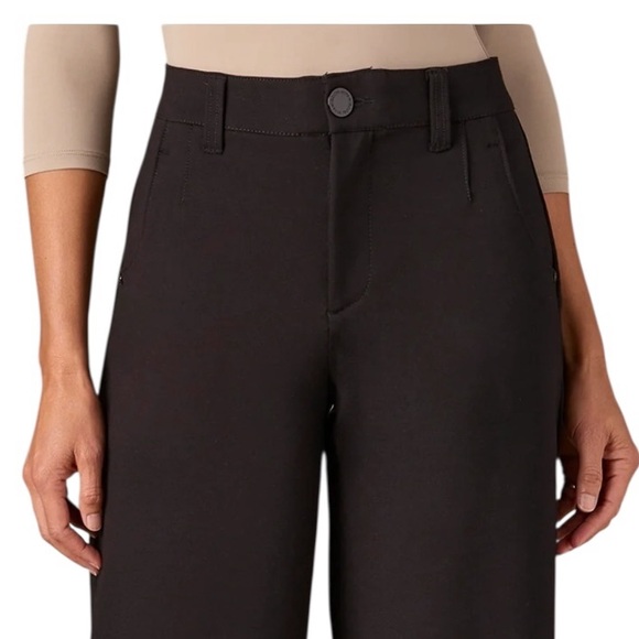 Wit & Wisdom Black Luxe Touch Skyrise Wide Leg Denim - Picture 2 of 10